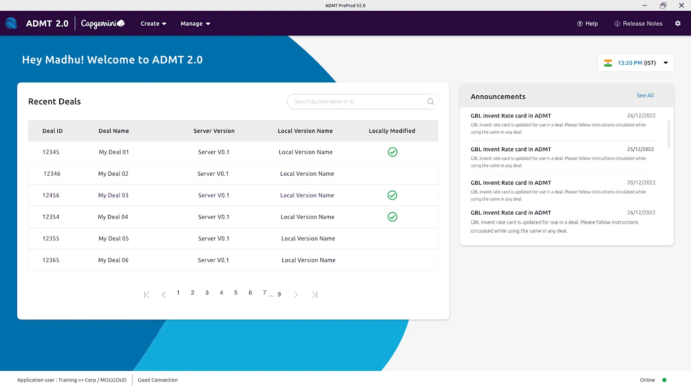 Redesigned UI