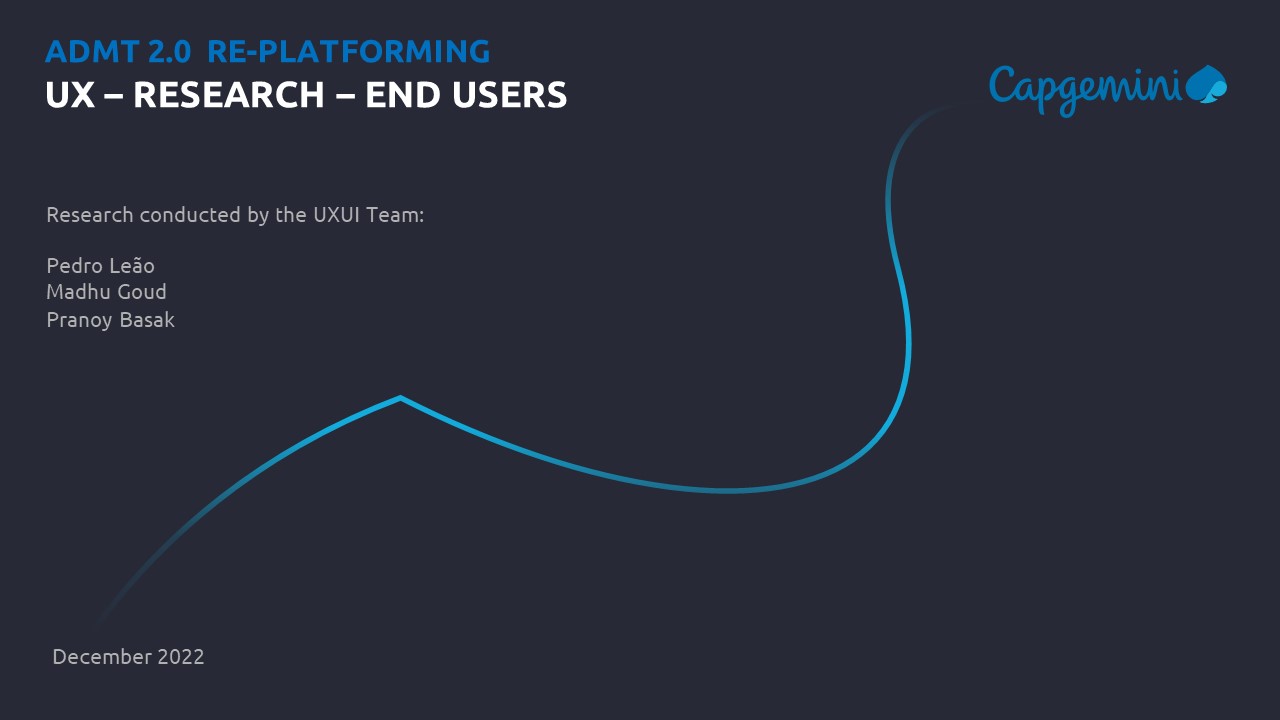 UX Research — Slide 1