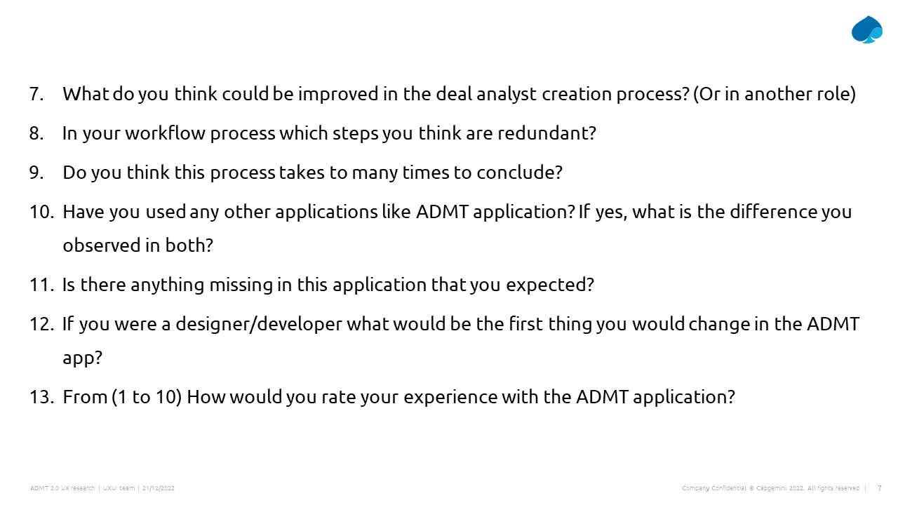 UX Research — Slide 7