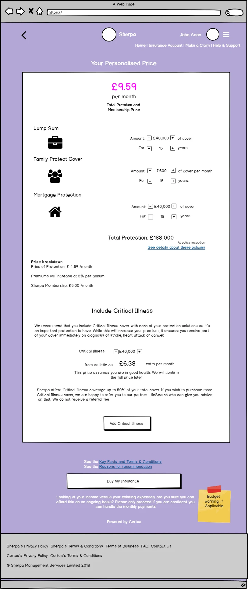 Legacy Contact Design