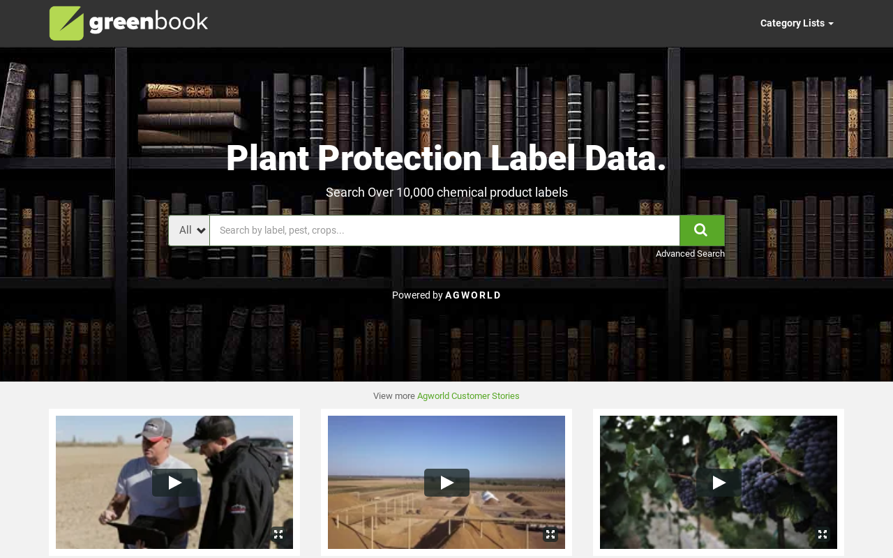 Product screenshot of Greenbook