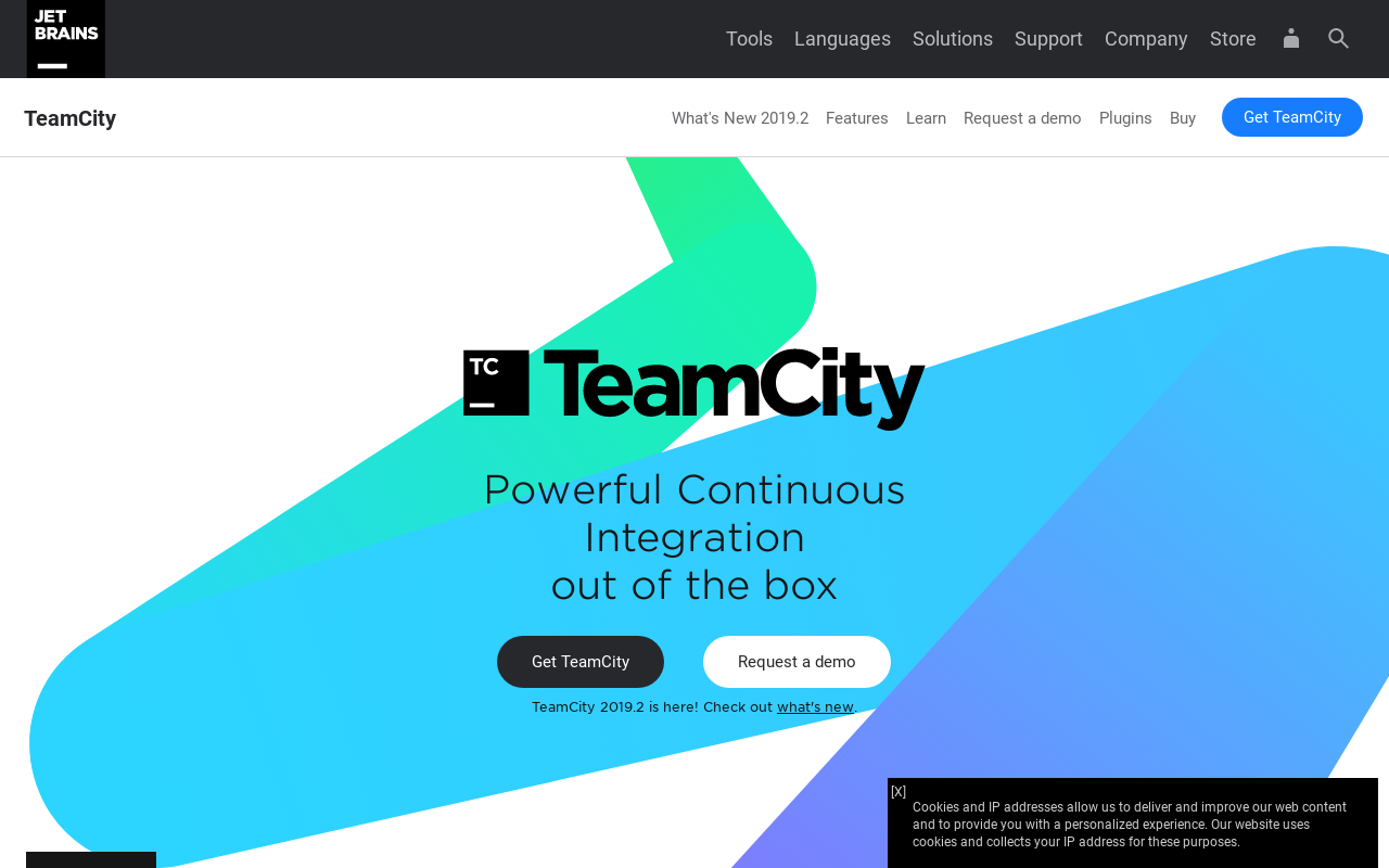 Product screenshot of TeamCity