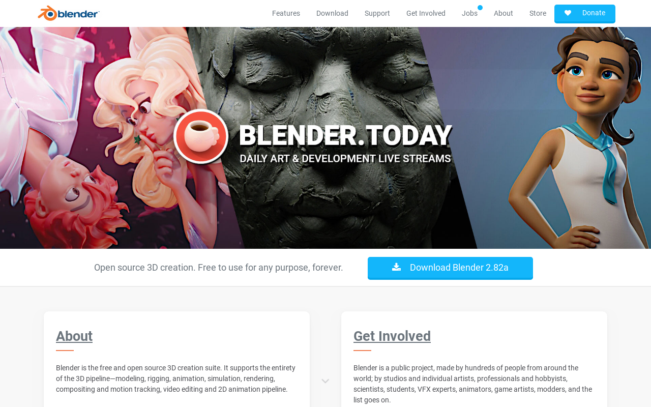 Product screenshot of Blender