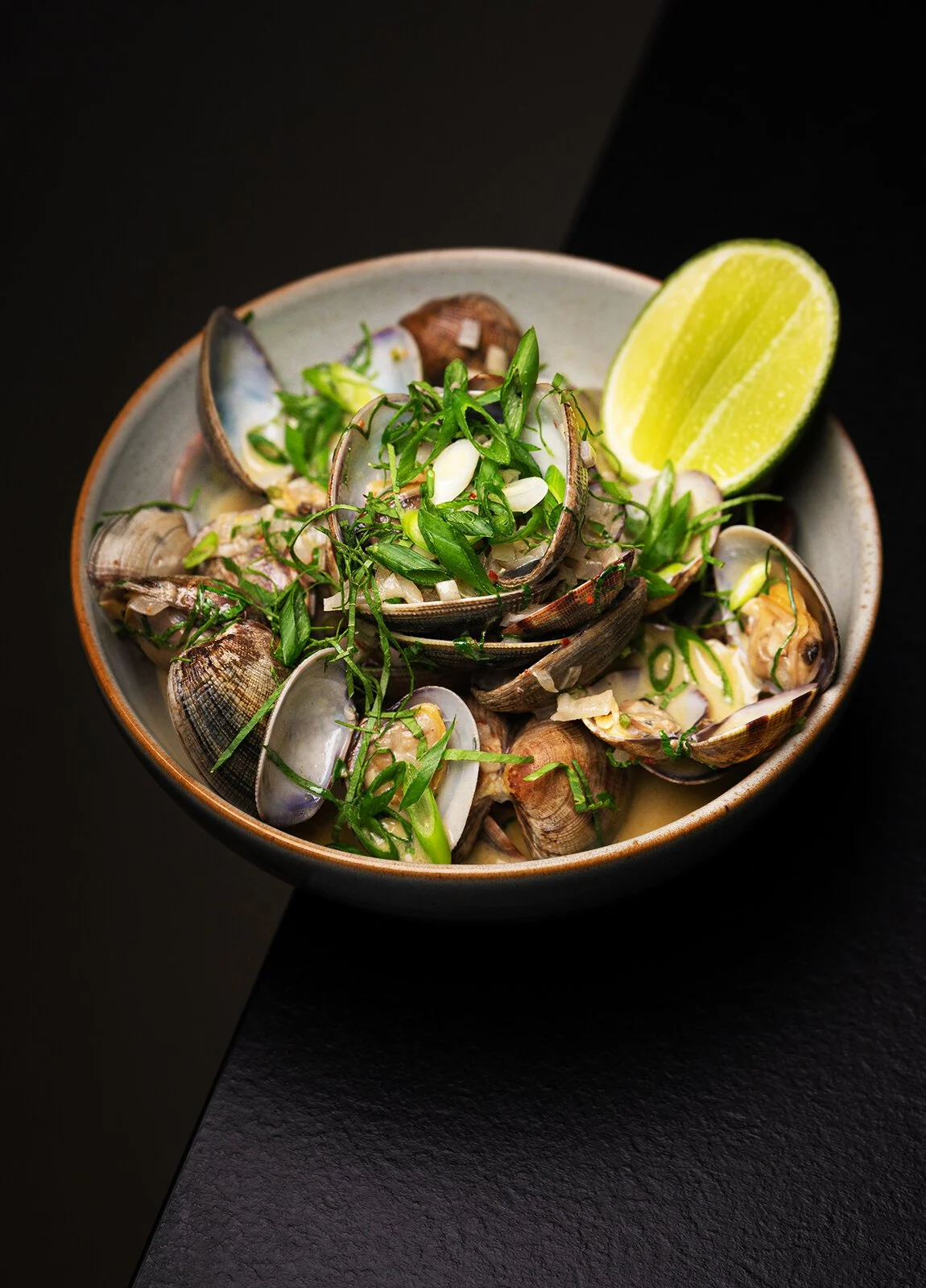 Clams with Lovage Sauce