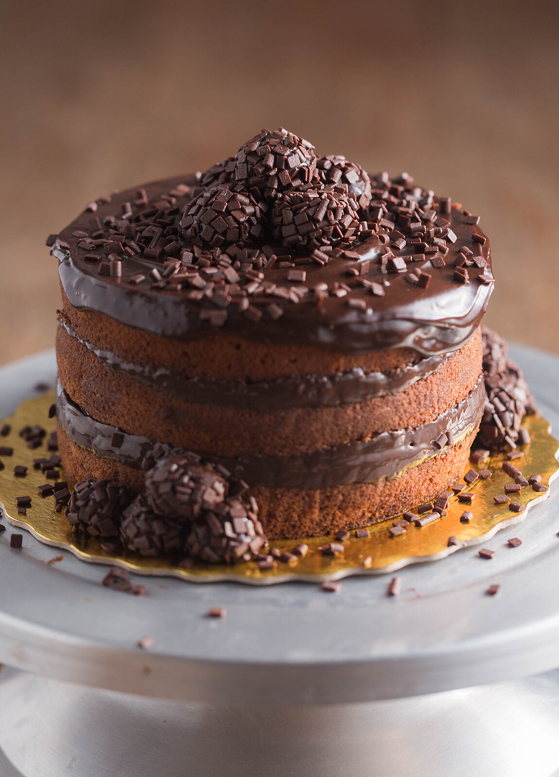 Chocolate Brigadeiro Cake