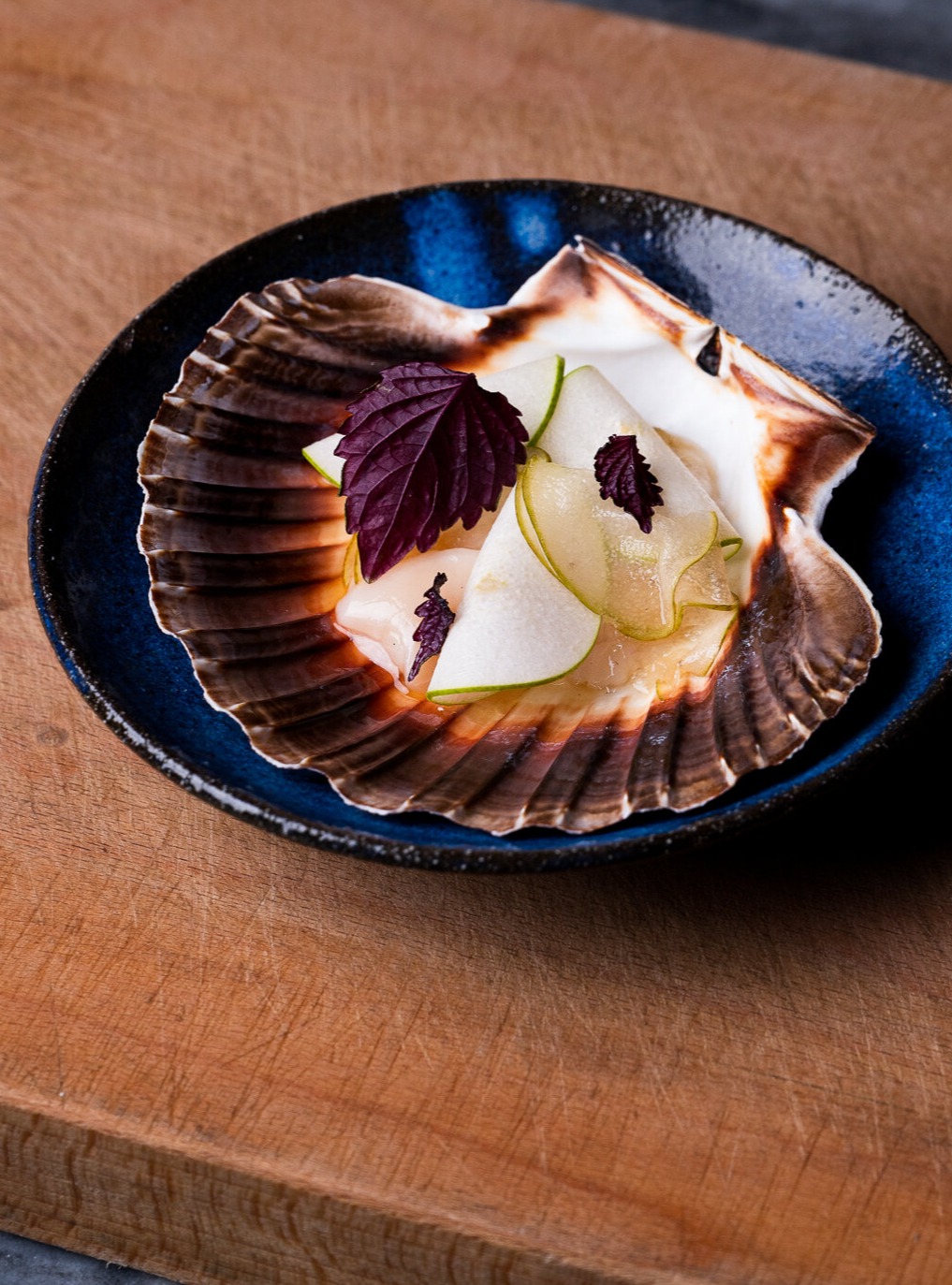 Scallop Sashimi with Pears