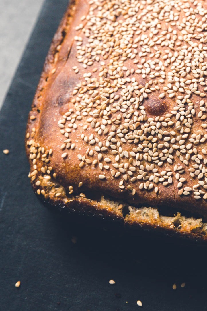 Sesame Sourdough Bread