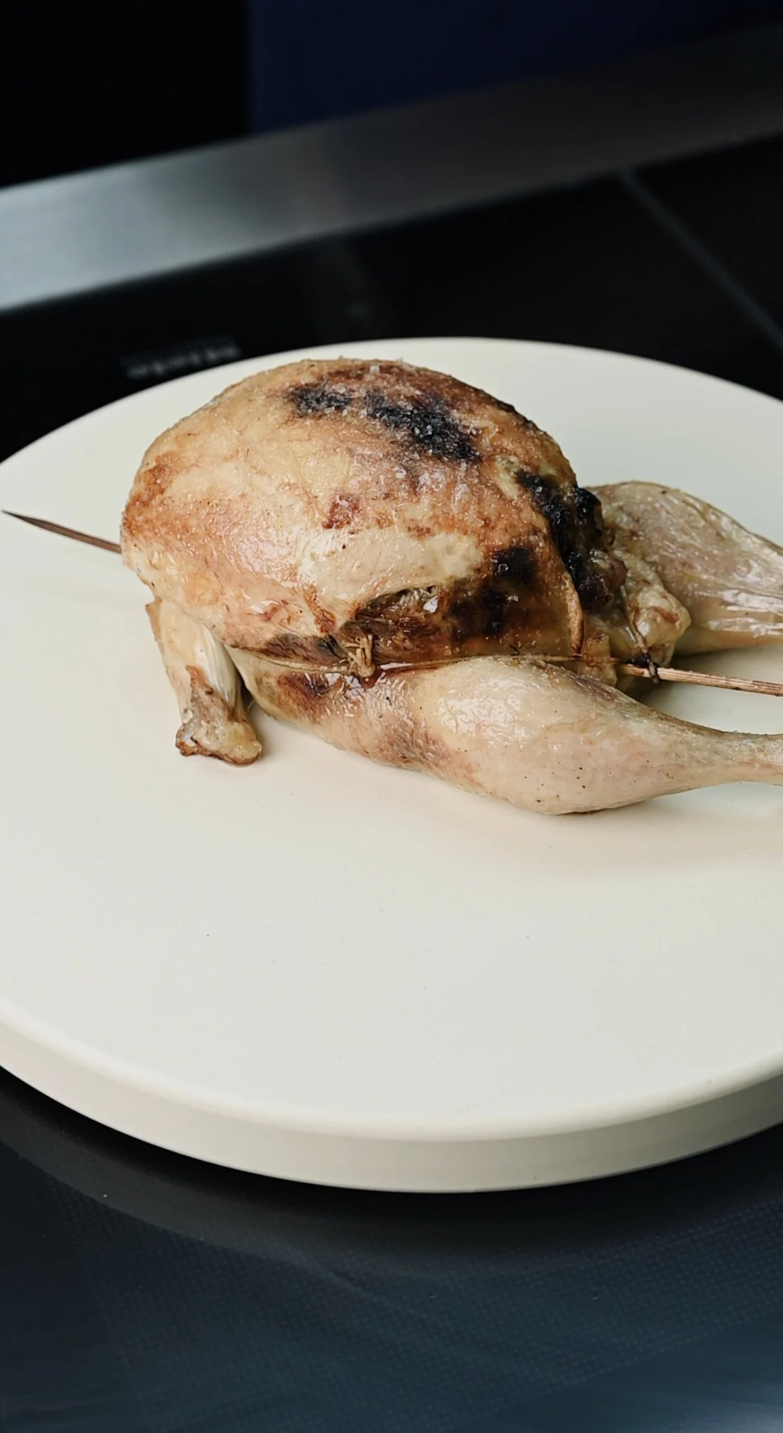 Roasted Chicken with Pork & Prune Stuffing