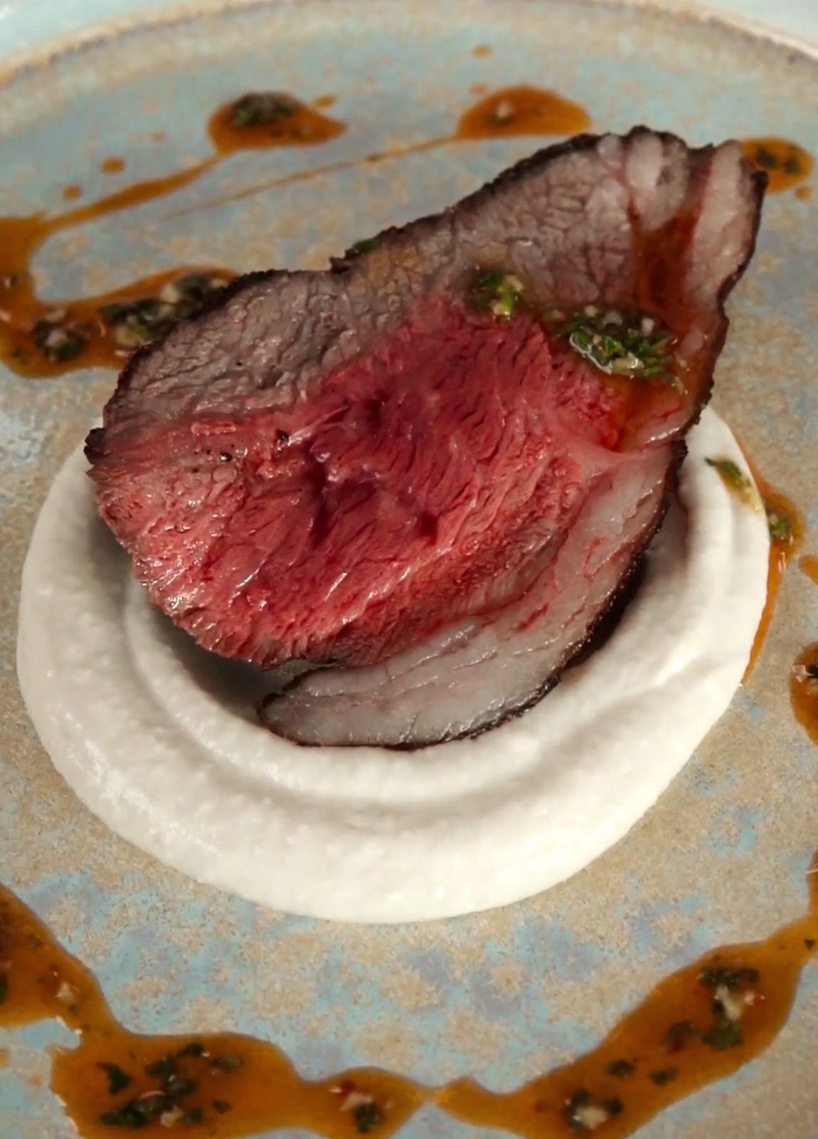 Picanha with Hummus & Chimichurri