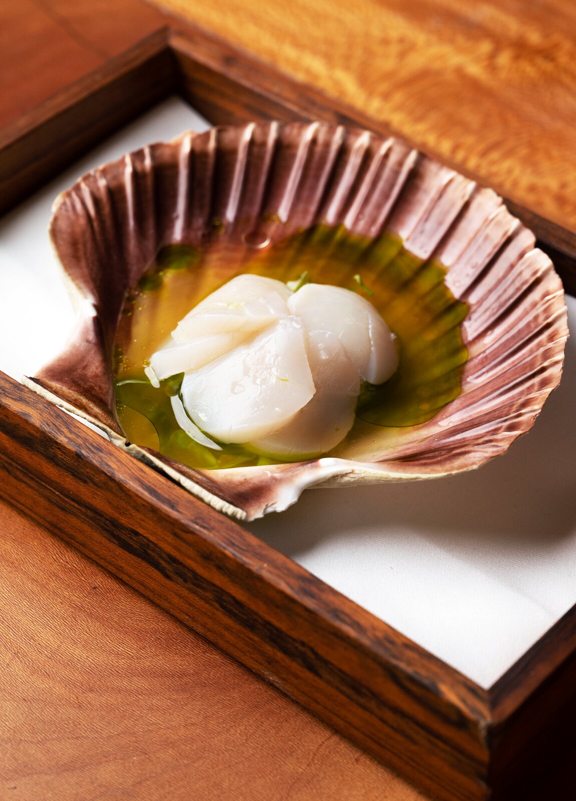 Scallops, Cabbage & Kombu Dashi