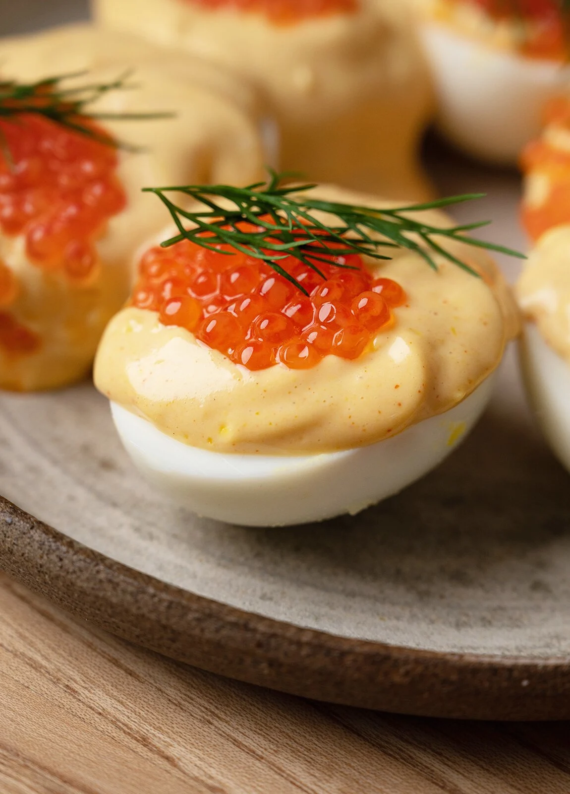 Deviled Eggs with Roe