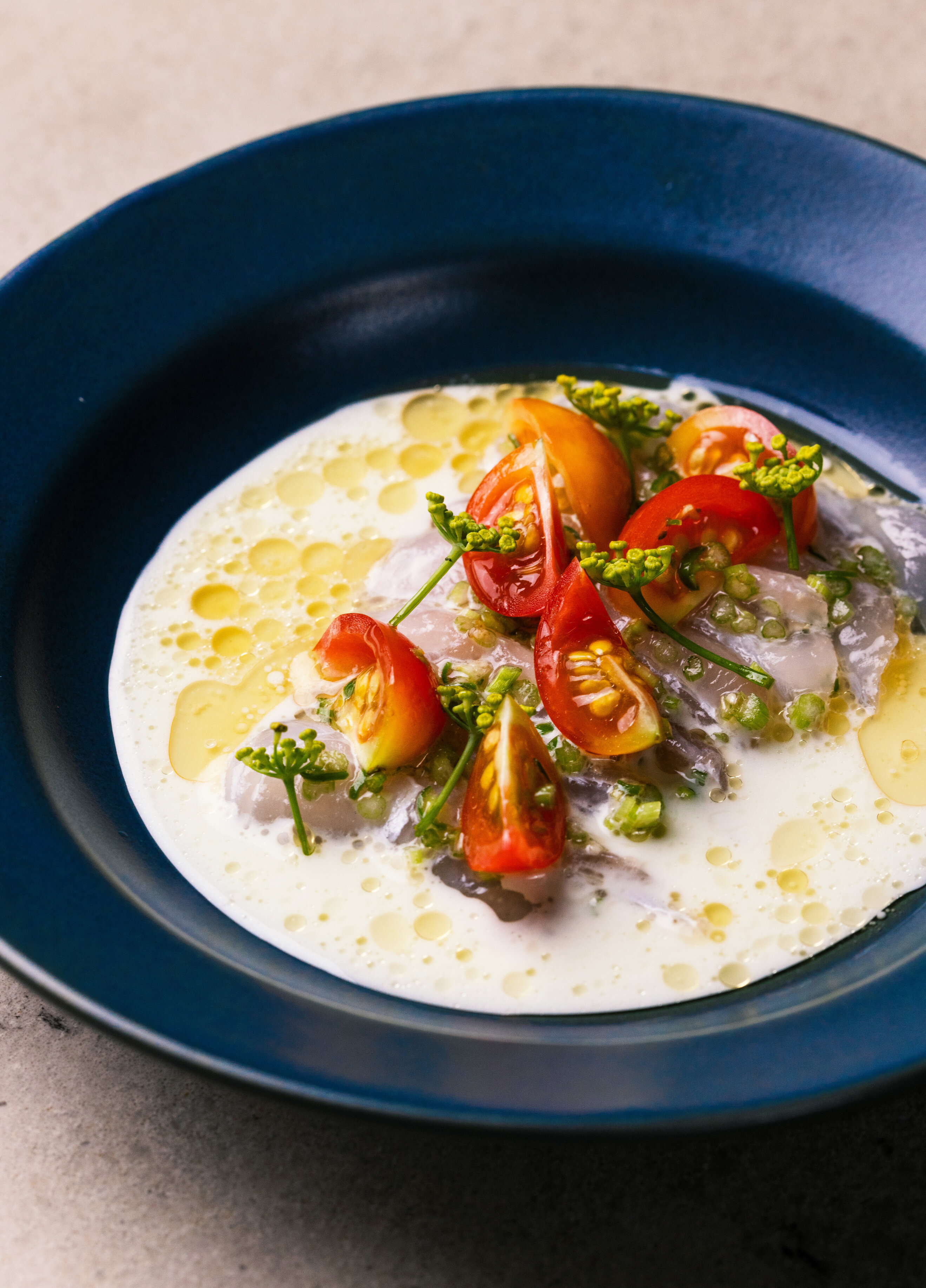 Barramundi Ceviche with Peanut Milk