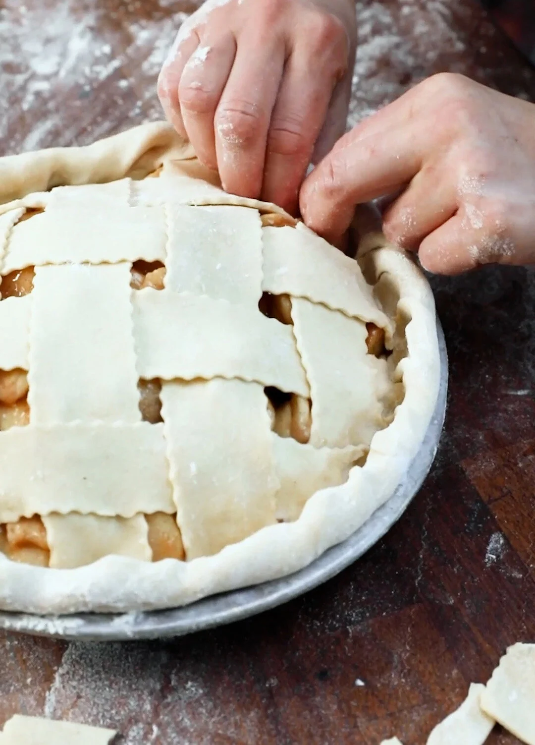 Making Lattice Top for Pies