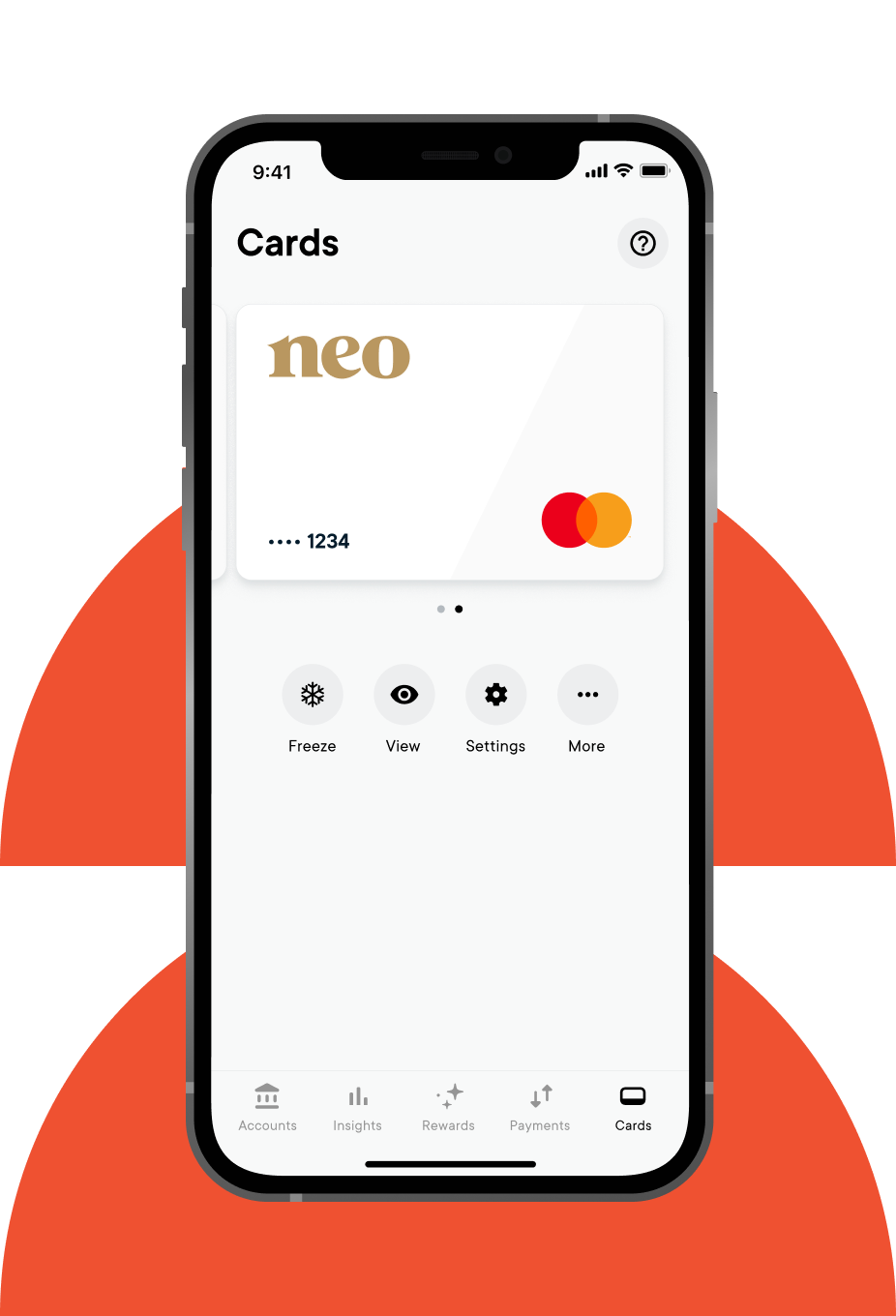 Virtual Credit Card Neo Credit Neo Financial™