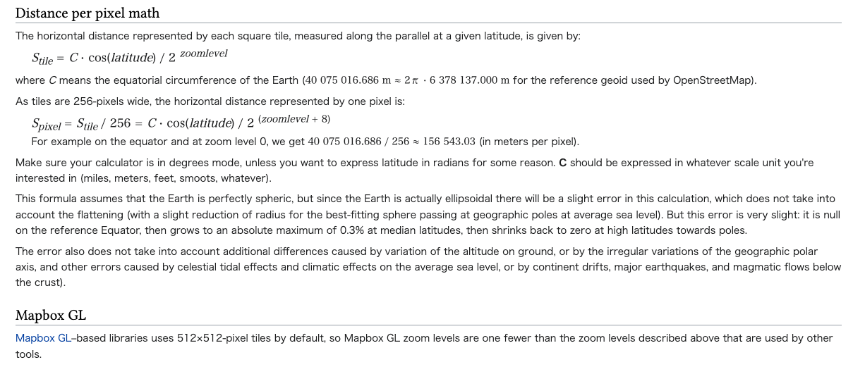 Distance-per-pixel-math