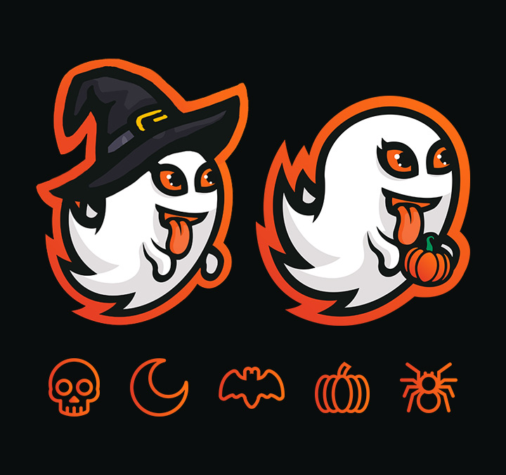 Halloween Logo Additions and Icons