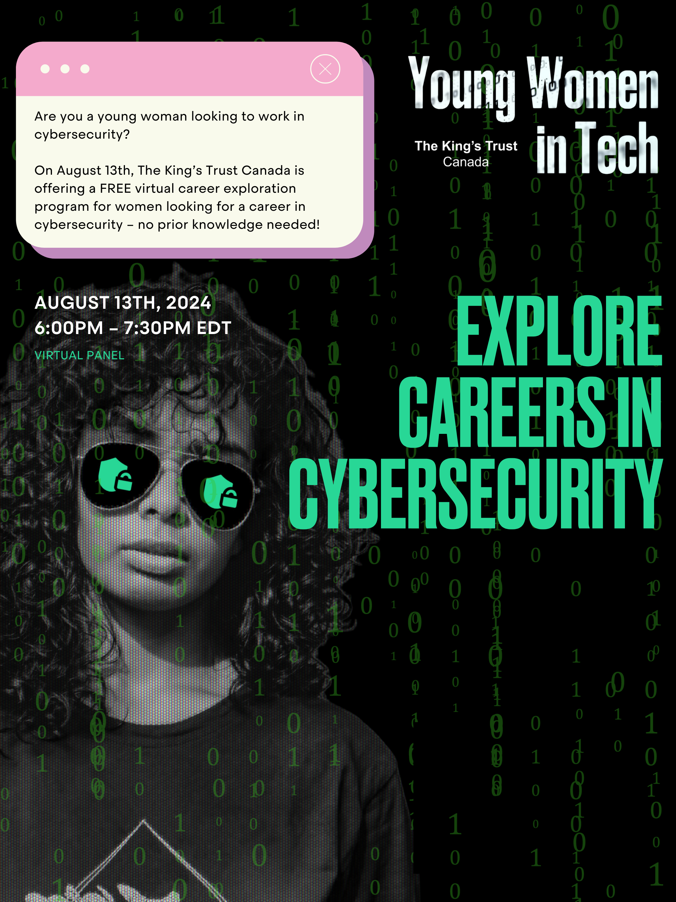 Careers in Cybersecurity Canoo Graphic