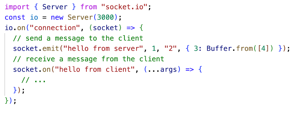 Socket.IO Server code
