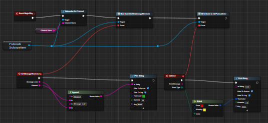 Subscribe using the Unreal SDK via Blueprints