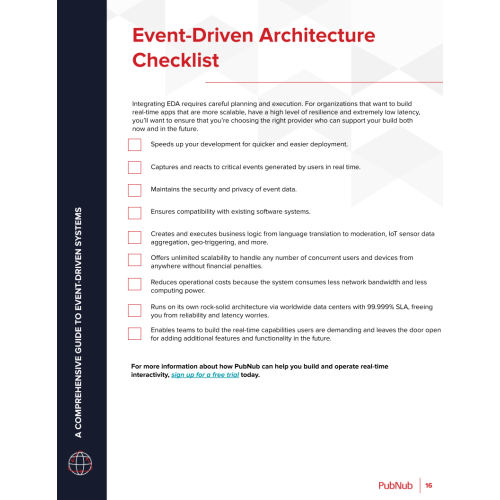Event-Driven Architecture Checklist