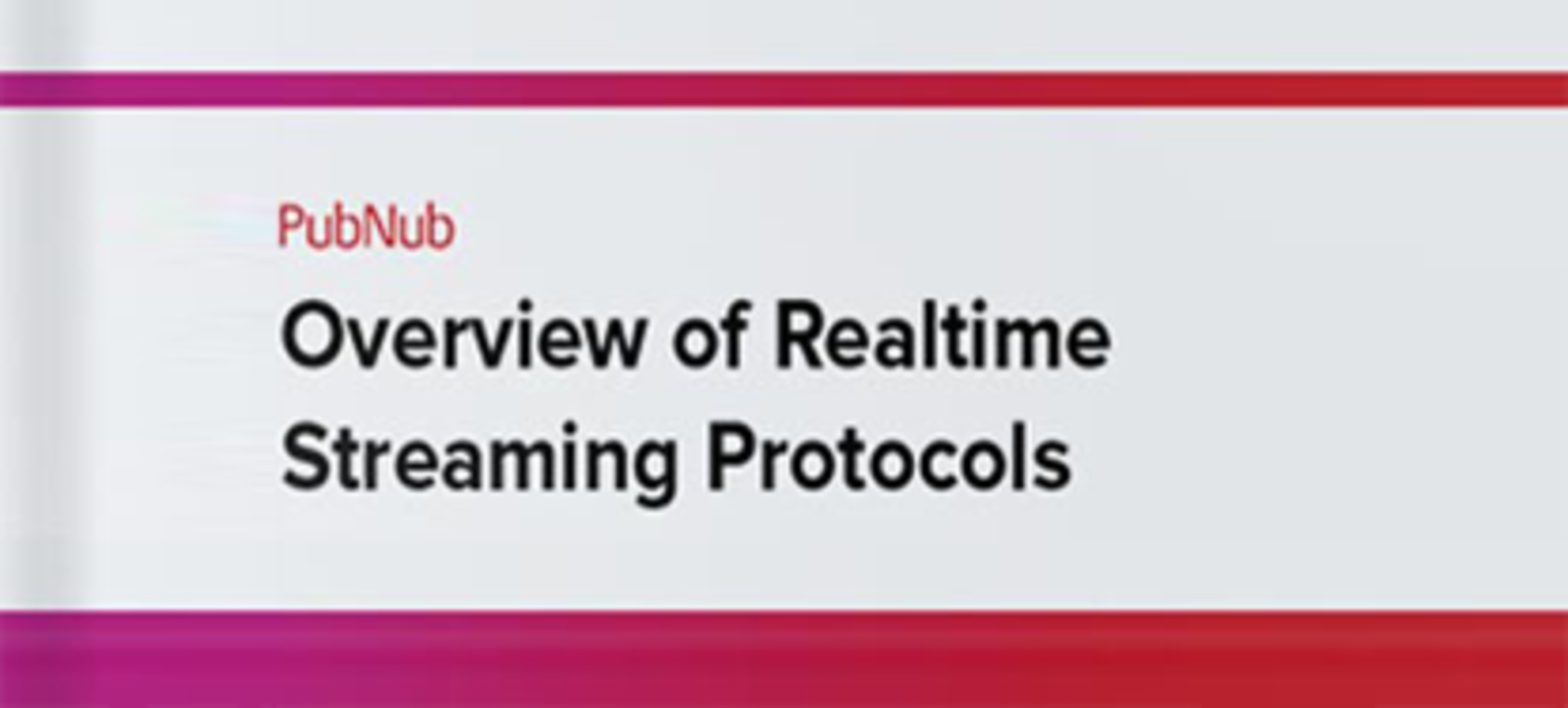 Overview Of Real-time Streaming Protocols