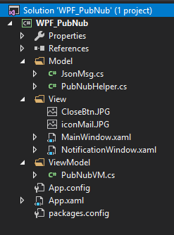 WPF project file structure