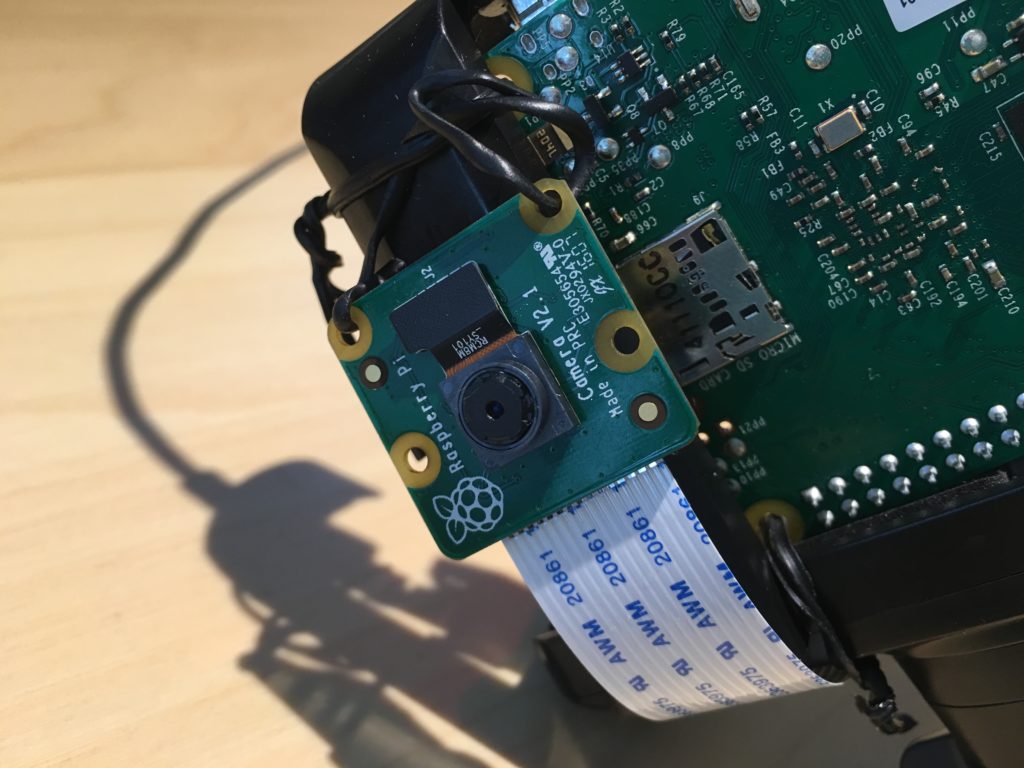 Closeup of Raspberry Pi Dashcam