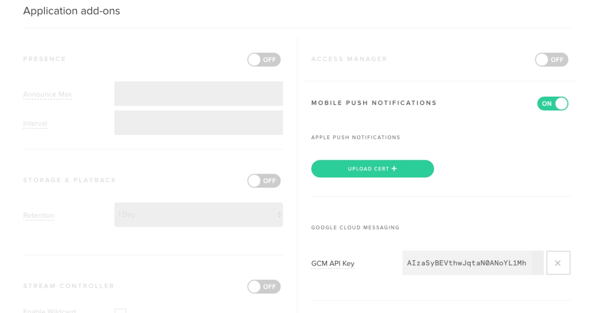 PubNub Enabled Mobile Push Notifications with Gcm