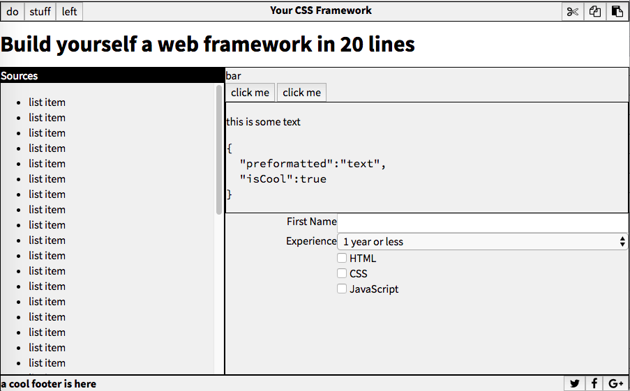 CSS Framework