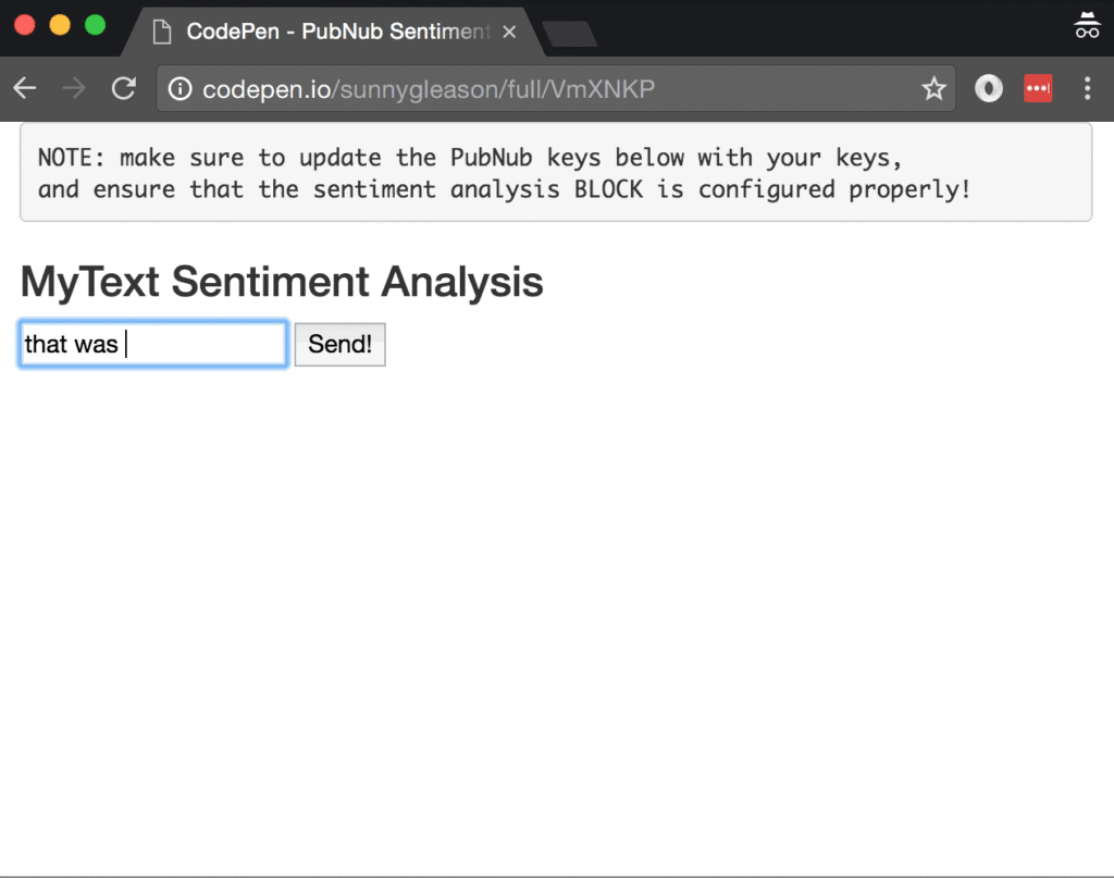 pubnub lexalytics