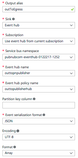 PubNub Azure Event Hubs Demo