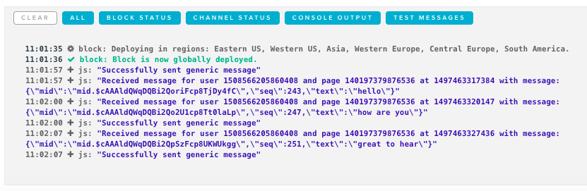 functions console