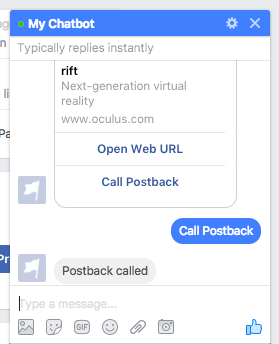 postback called