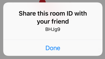 Share the room id
