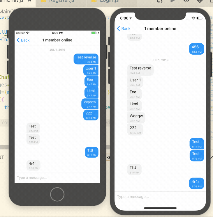 Online User Count React Native Chat With PubNub
