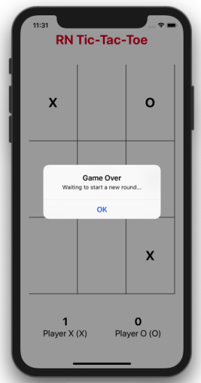 Multiplayer Tic-Tac-Toe Game: React Native Mobile