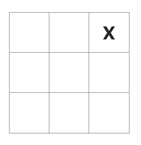 Example with the squares array