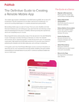 The Definitive Guide to Creating a Reliable Mobile App