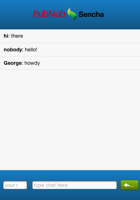 Building a PubNub-Powered Chat App with Sencha Touch 2
