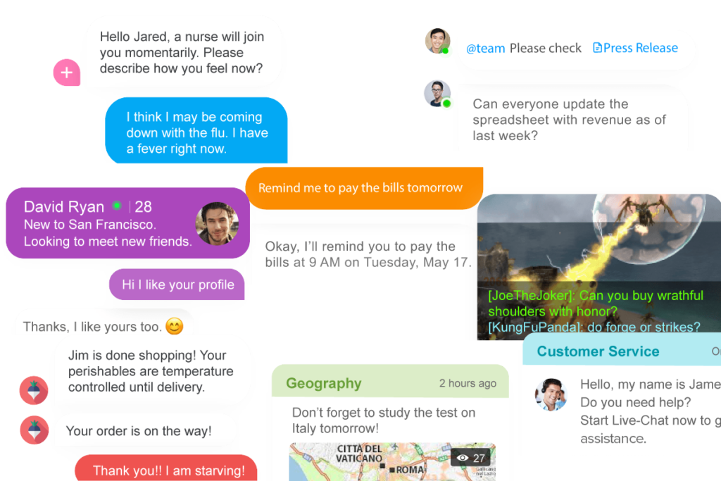 Users chat Microsoft Teams