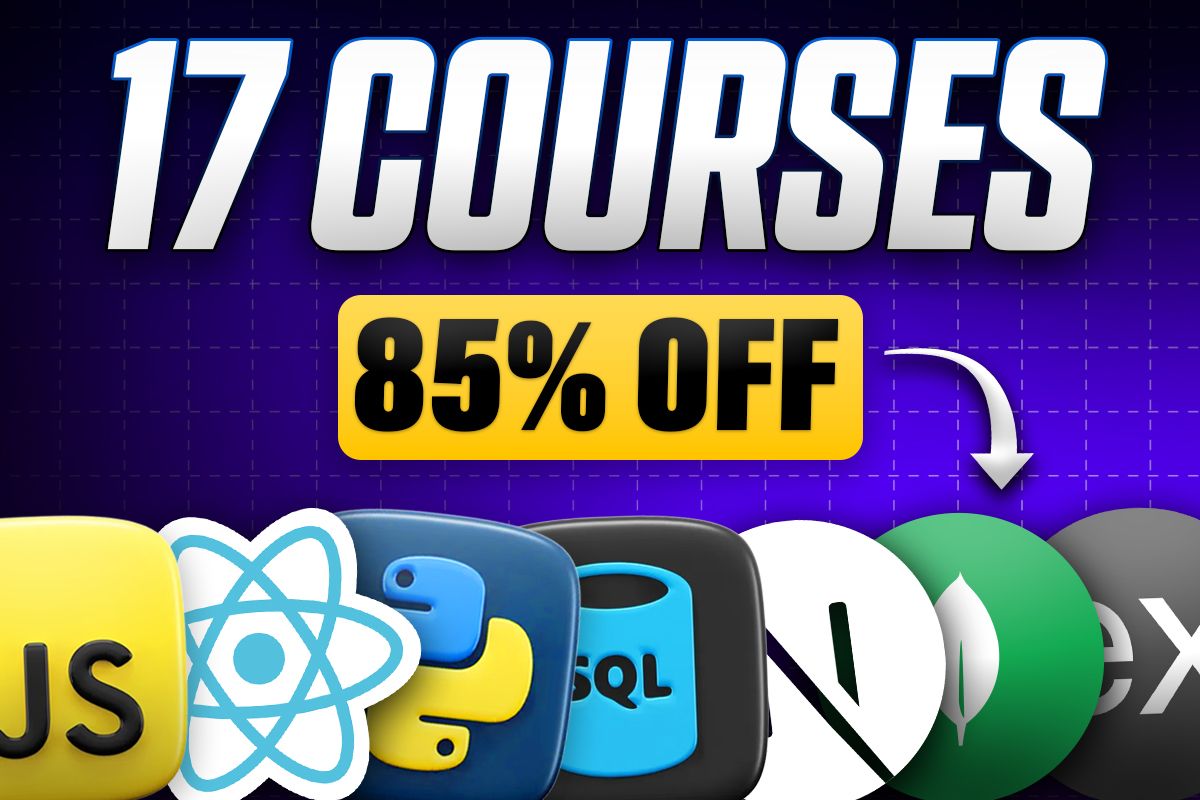 17 Course Mega Bundle: Full Stack, DSA, AI, Blockchain, Python & More - Lifetime Access