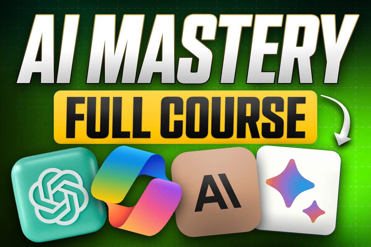 30 days coding AI Mastery Complete Course - Tools, Workflows, Prompts, Projects, SaaS