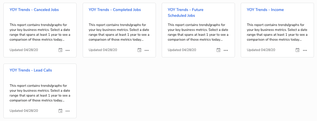 Commercial Playbook Reports 2