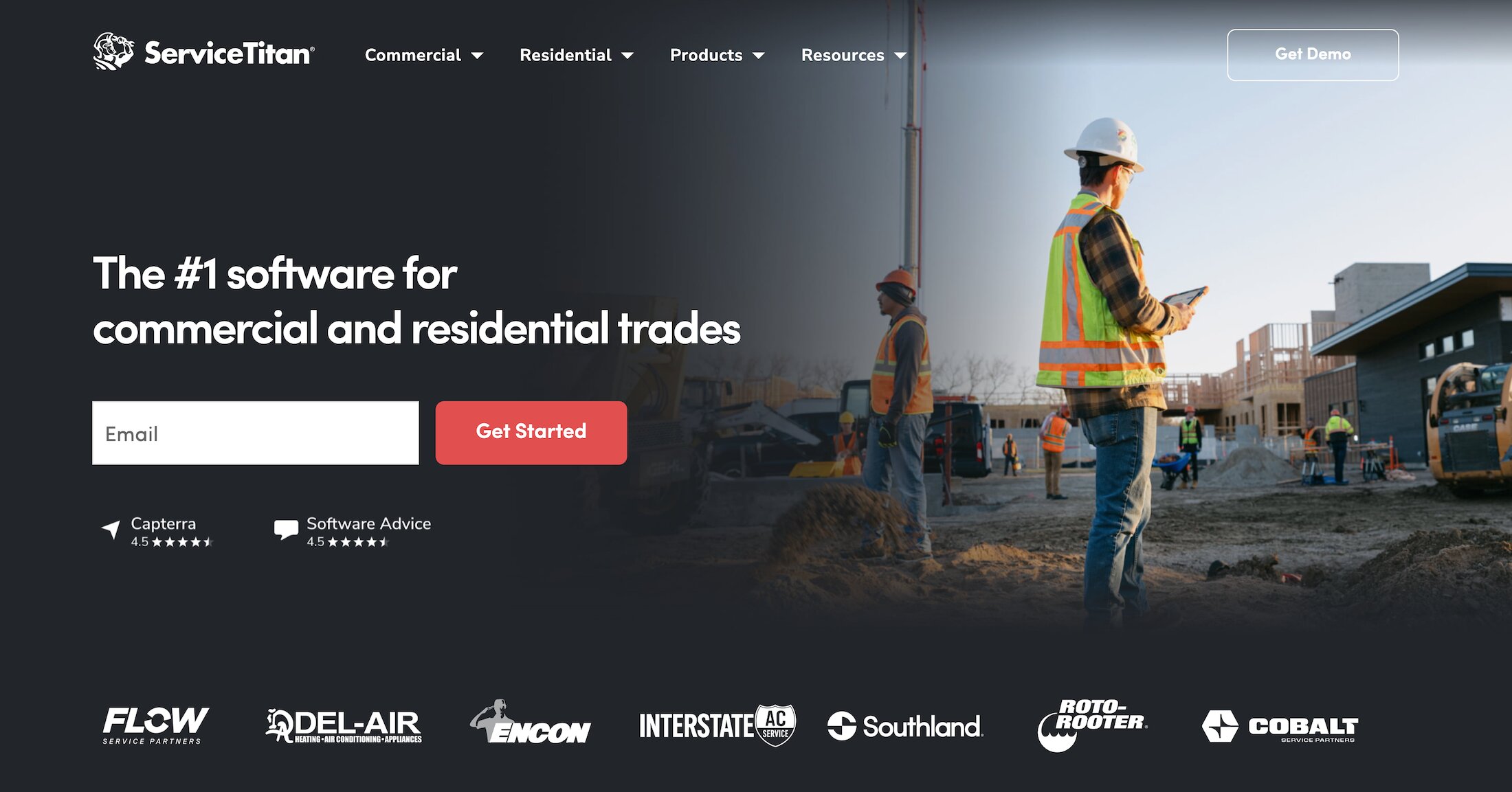 ServiceTitan homepage: The #1 software for commercial and residential trades