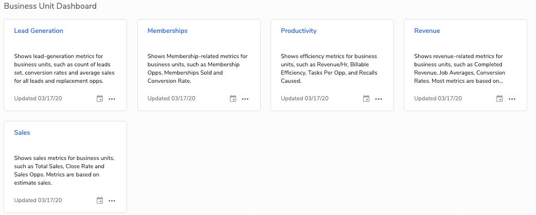 Commercial Playbook Reports 1