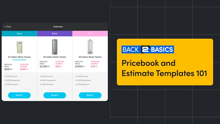 Back 2 Basics: Estimate Templates 101