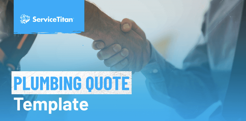 Plumbing Quote Template PDF