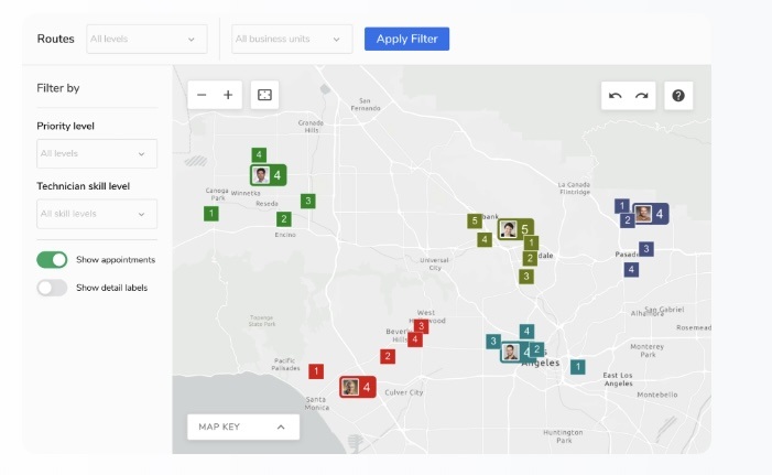 Technician Appointments and Routes