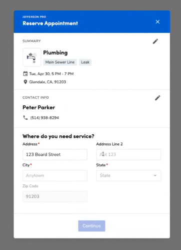 Enter Contact Information 6 Image