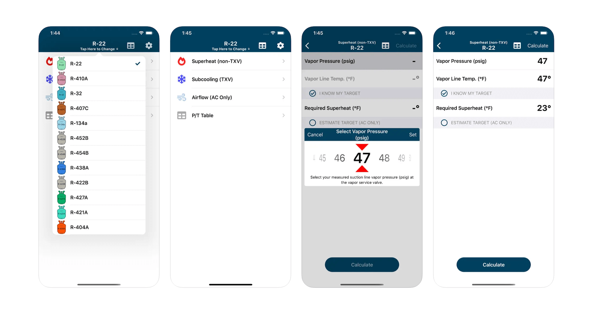 HVACR Check & Charge app: Best Simple HVAC Charging